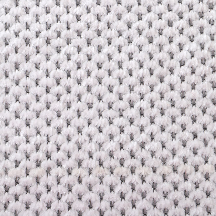 Chenille een# witte keukenvloermat stof
