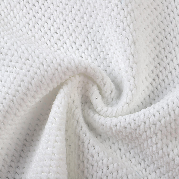 Chenille 3# 100% polyester tapijtstof